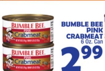 Bravo Supermarkets Bumble bee pink crabmeat offer