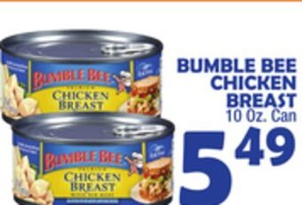 Bravo Supermarkets Bumble bee chicken breast offer