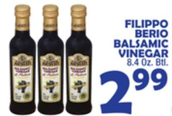 Bravo Supermarkets Filippo berio balsamic vinegar offer