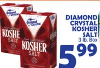 Bravo Supermarkets Diamond crystal kosher salt offer
