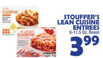 Bravo Supermarkets Stouffer's lean cuisine entrees offer