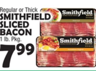 Bravo Supermarkets Smithfield sliced bacon offer