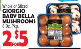 Bravo Supermarkets Giorgio baby bella mushrooms offer