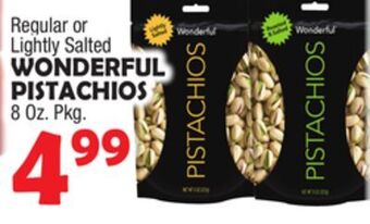 Bravo Supermarkets Wonderful pistachios offer