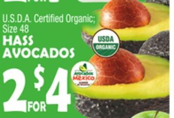 Bravo Supermarkets Hass avocados offer