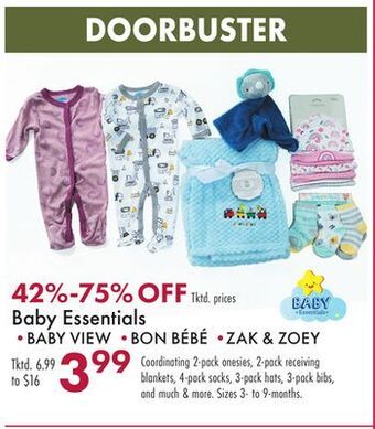 Boscov's Baby essentials offer