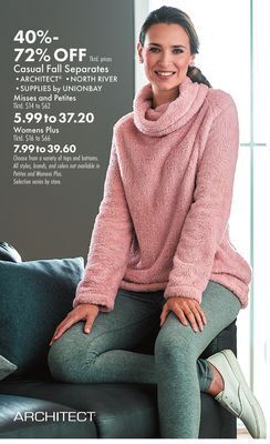 Boscov's Casual fall separates offer