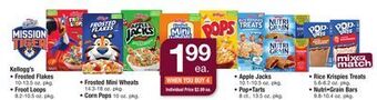 ACME Kellogg's frosted flakes 10-13.5 oz. pkg., froot loops, 8.2-10.5 oz. pkg., frosted mini wheats 14.3-18 oz. pkg., corn pops 10 offer