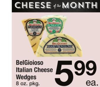 ACME Belgioioso italian cheese wedges offer