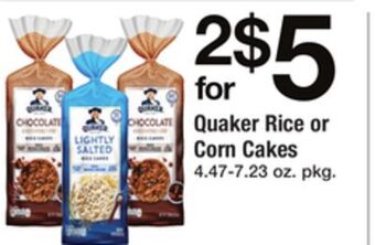 ACME Quaker rice or corn cakes offer