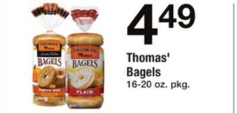 ACME Thomas' bagels offer