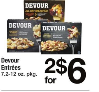 ACME Devour entrées offer