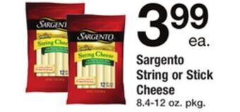 ACME Sargento string or stick cheese offer