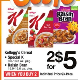 ACME Kellogg's cereal offer