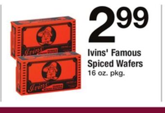 ACME Ivins' famous spiced wafers offer