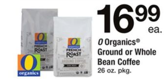 ACME O organics® ground or whole bean coffee offer