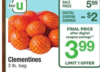 ACME Clementines offer