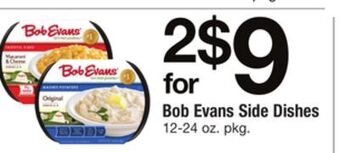 ACME Bob evans side dishes offer