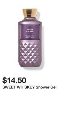 Bath & Body Works Sweet whiskey shower gel offer