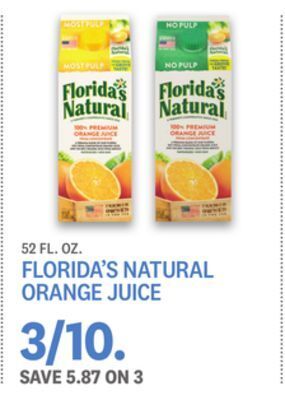 Kings Food Markets Florida's natural orange juice offer