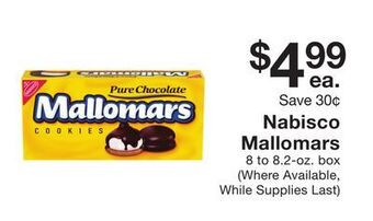 Fairway Store Market Nabisco mallomars offer