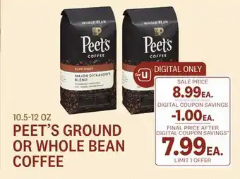 Balducci's Peet's ground or whole bean coffee offer
