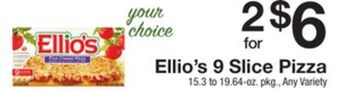 The Fresh Grocer 9 slice pizza offer