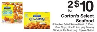The Fresh Grocer Select seafood offer