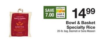 The Fresh Grocer Specialty rice offer
