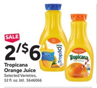 Stop&Shop Tropicana orange juice offer