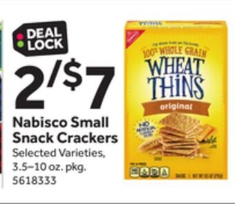 Stop&Shop Nabisco small snack crackers offer