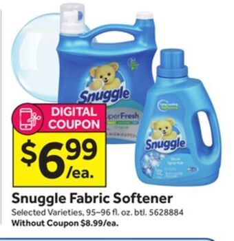 Stop&Shop Snuggle fabric softener offer