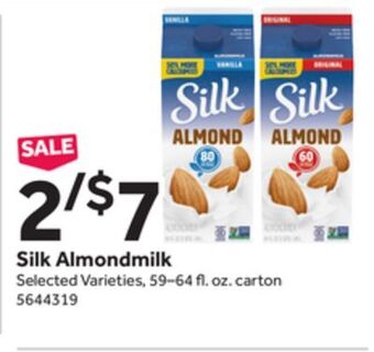 Stop&Shop Silk almondmilk offer