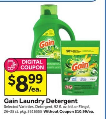 Stop&Shop Gain laundry detergent offer