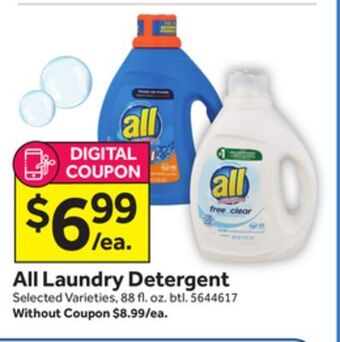 Stop&Shop All laundry detergent offer