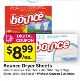 Stop&Shop Bounce dryer sheets offer