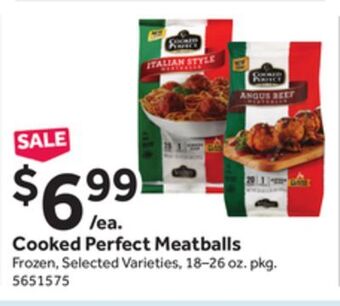 Stop&Shop Cooked perfect meatballs offer