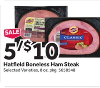 Stop&Shop Hatfield boneless ham steak offer
