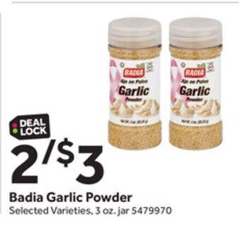 Stop&Shop Badia garlic powder offer