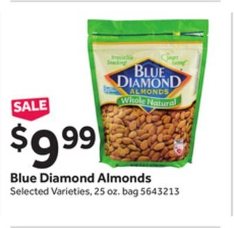 Stop&Shop Blue diamond almonds offer