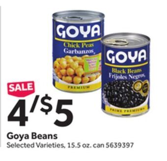 Stop&Shop Goya beans offer
