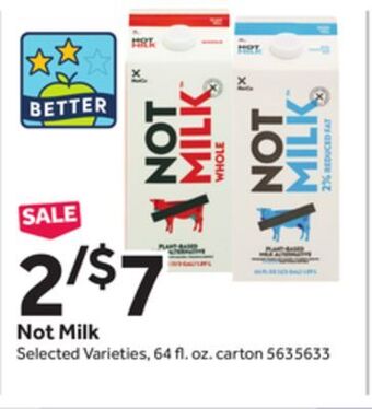 Stop&Shop Not milk offer