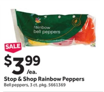 Stop&Shop Stop & shop rainbow peppers offer