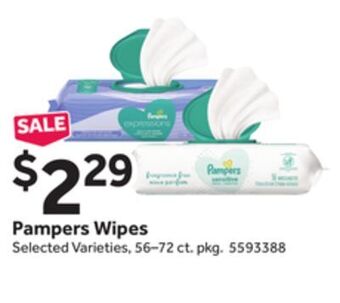 Stop&Shop Pampers wipes offer