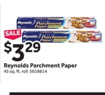 Stop&Shop Reynolds parchment paper offer
