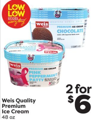 Weis Markets Weis quality premium ice cream offer