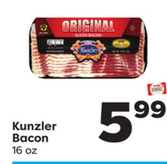Weis Markets Kunzler bacon offer