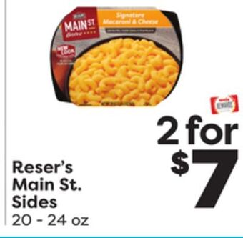Weis Markets Reser's main st. sides offer