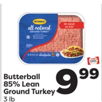 Weis Markets Butterball 85% lean ground turkey offer