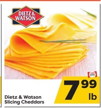 Weis Markets Dietz & watson slicing cheddars offer